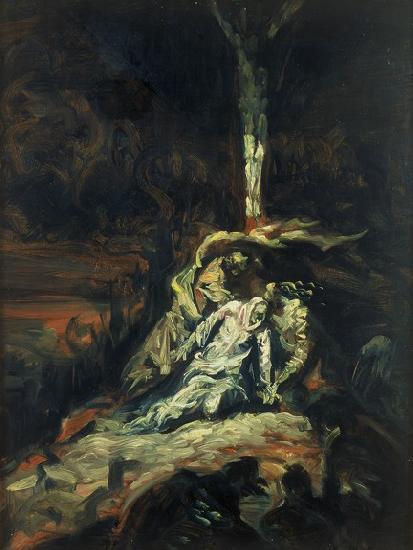 Emile Bernard La Vierge au pied le la Croix France oil painting art